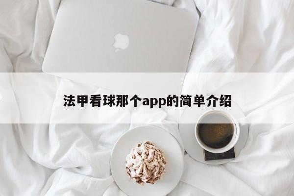 法甲看球那个app的简单介绍